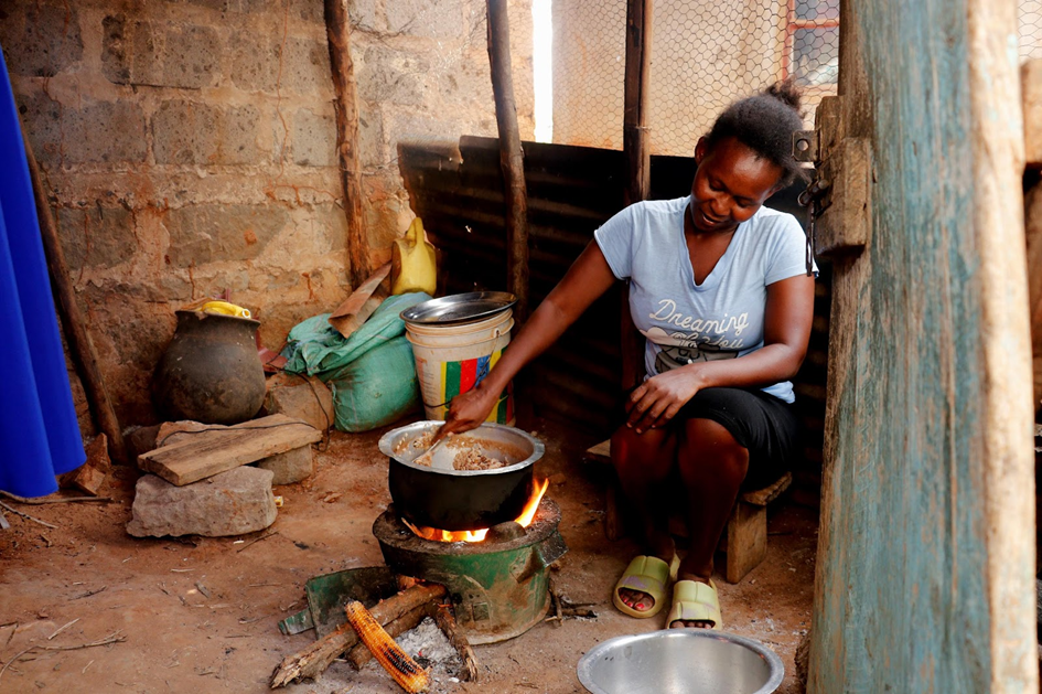 Utilisation d'un foyer de cuisson amélioré