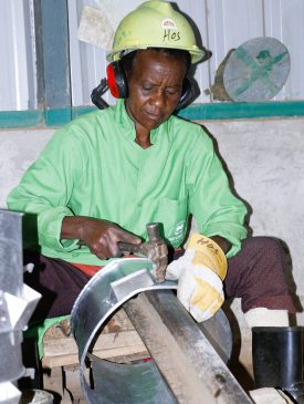 Jiko Sawa cookstove construction 3